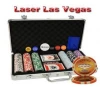1000pc Deluxe Poker Chip Case in silver color