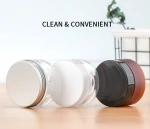 100g/150g/200g PET Plastic Hair Wax Jar Skin Care Container