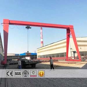 10T gantry crane with electric hoist