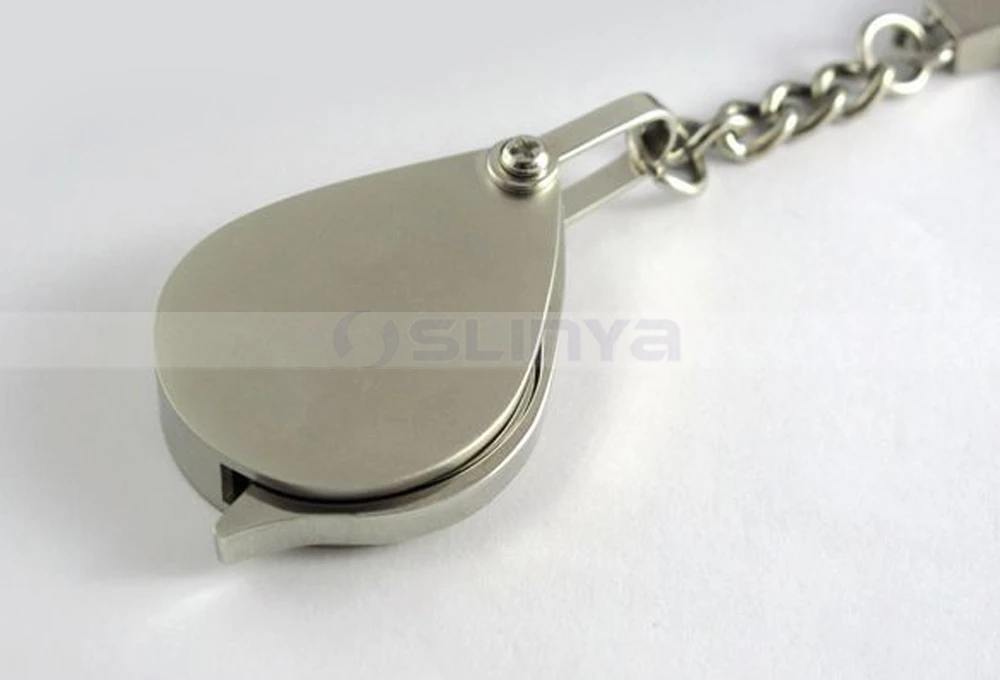 10X 20 mm Jeweler&#x27;s Loupe Magnification Keychain Folding Magnifier