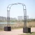 Import 120cm Original Garden Support Plastic Coated Strong Steel Pipe Durability Wedding Flower Arch from China