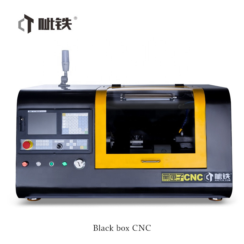 Small Gray Rectangle Machine Buy 1.2kw Small Desktop Cnc Black Box Mini Turning Lathe Machine With ...