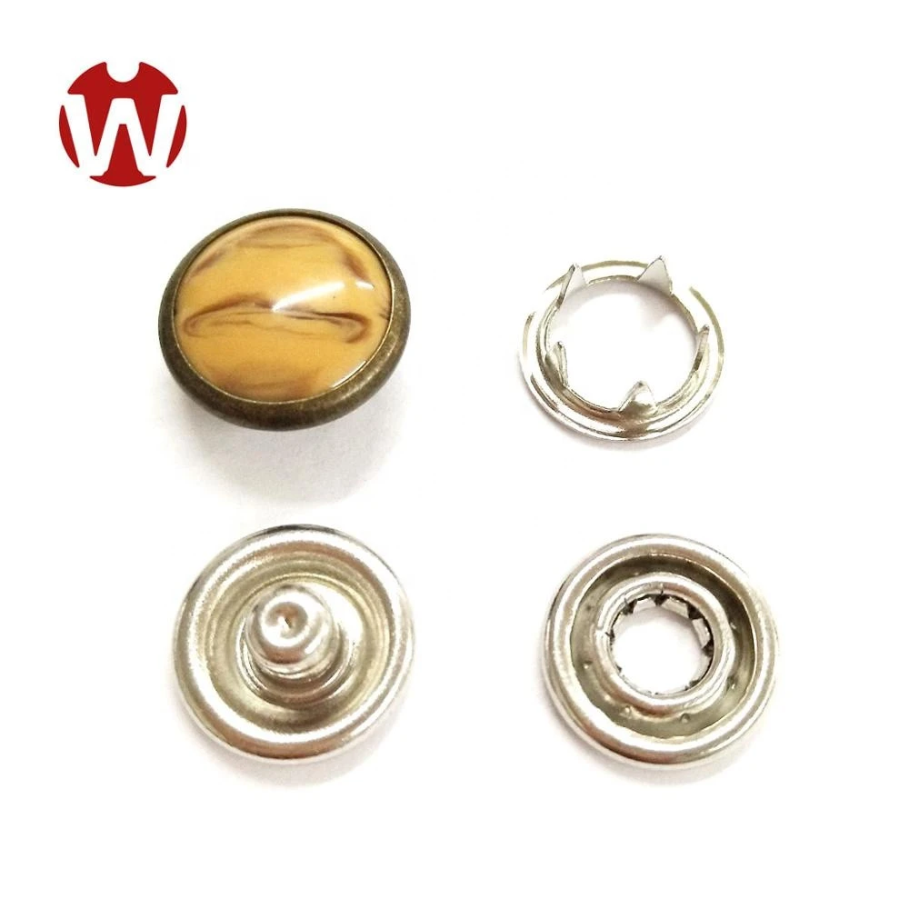 12mm Pearl Prong Snap Button For Children Clothing