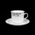 Import 12PCS New Bone China Cup And Saucer without foot from China