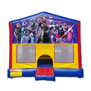 13.1ft Kids inflatable bouncer moonwalk theme bounce house commercial for outdoor