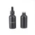 Import 15ml 30ml 50ml 100ml Black glass essential oil bottle with lid and dropper glass bottle from China