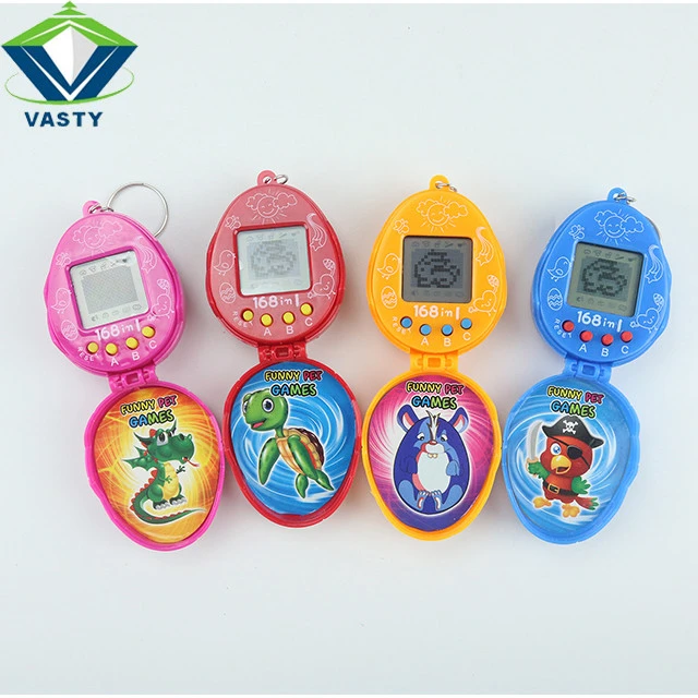 168 in 1 keychain electronic pet electronic pet game machine
