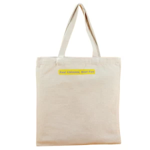 16oz cheap customized logo tote bag canvas cotton shopping bags