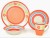 Import 16pcs gibson dinnerware  vajillas de porcelana ceramic  crockery set from China
