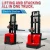 Import 1.6ton 1600kg rider electric stacker forklift lifter lifting height from 4.5m to 6.5m for warehouse from China