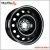 16x6.5 PCD 5X108 Black Steel Wheel Rim For Passenger Car