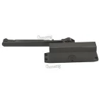 180 degree Open Angle white color spring Door Accessory Door Closer