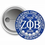 1920 ZPB zeta phi beta souvenir badge jewelry sorority greek letter brooch