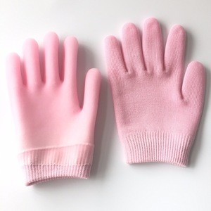 1pair SPA Moisturising Gel Whiten Skin Gloves Mask Dry Hard Skin Hand Care