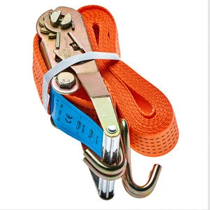 2 inch 6M 8M 9M 10 M Ratchet Tie Down, Cargo Lashing Belt, PP Webbing Straps for Roof Top Tie Downs with Kayaks, Canoes