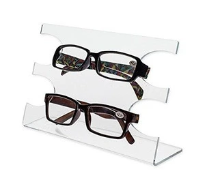 2 tiers acrylic eyewear display holder eyewear shop display
