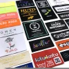 20 Years of Weaving Experience to Customize Private High-Density Damask Clothing Woven Labels