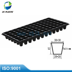200 black plastic nursery seed plant tray