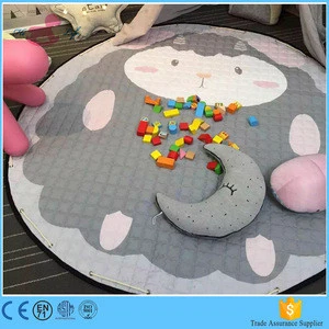 2017 good quality cotton baby gym kids game play mat