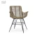 Import 2018 Hot selling plastic rattan furniture wicker dining chair in competitive price from China