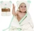 Import 2019 bamboo soft  oem hooded baby towel from China
