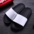 Import 2019 customized logo girl leather white slide sandals from China