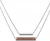 Import 2019  fashion modern women jewellery decorative custom natural silver rose gold sandal walnut wood necklace from China