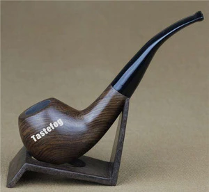 2019 Tastefog ebony wood smoking bend pipe