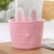Import 2020 best selling large foldable folding woven kids children cute cartoon cotton rope storage basket with animal ears from China