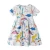 Import 2020 Factory Wholesale Kids Clothes Print Flower Cartoon Casual Girl Dress For Daily Life from China
