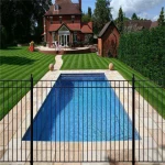 2020 Good quality colors house gate designs and Wrought iron fence / steel fence.