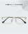 Import 2020 New Anti-blue Glasses Unisex Metal Glasses Polygon Frame Retro Computer Mirror Game Eye protection 1908 from China