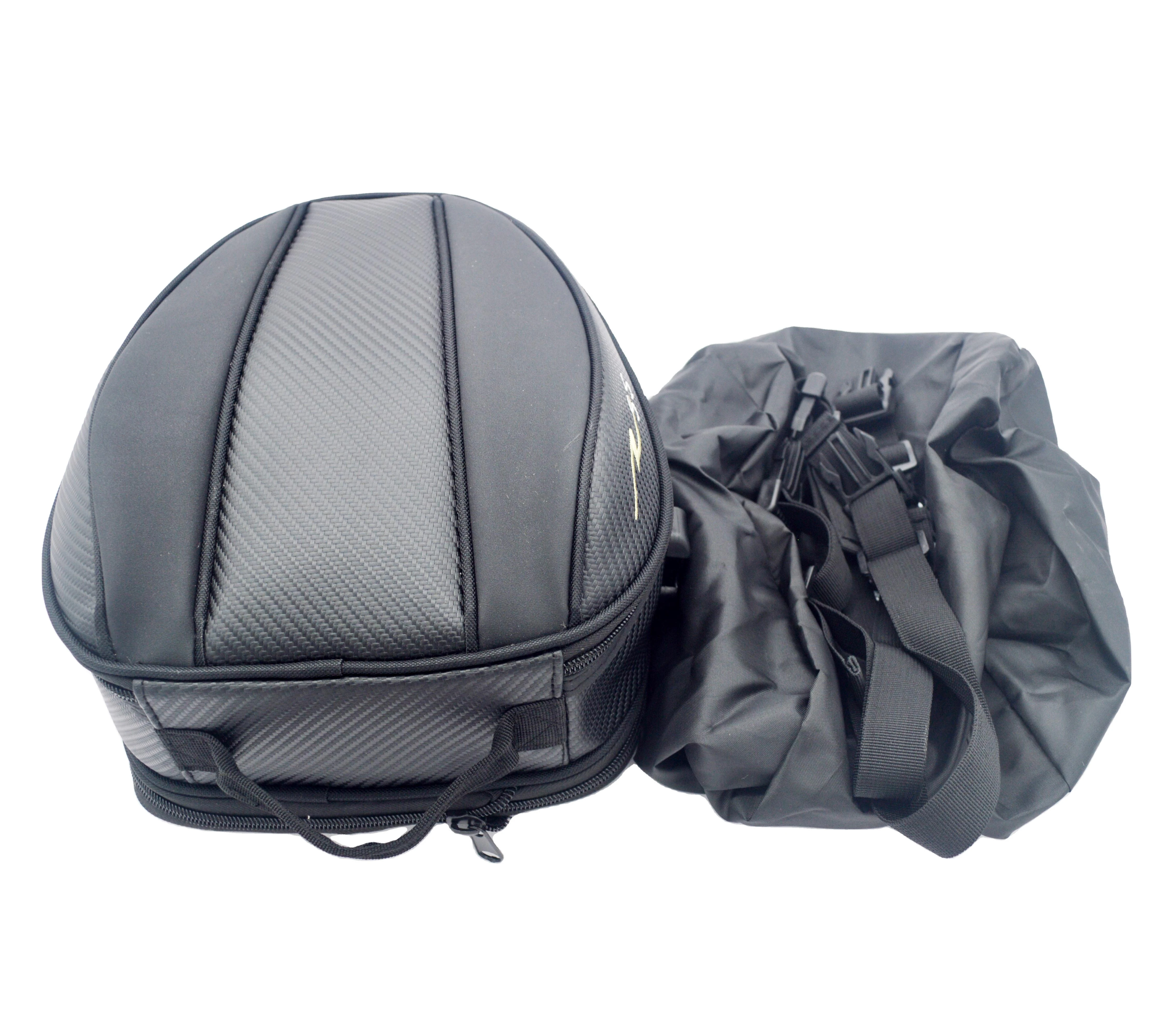 2020 New design Multi-function Expandable Motorcycle Tail Boxes motorbike motocross helmet bag waterproof rear seat tail bag