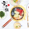 2020 new products hot ramen noodles fitness cooking amazon top seller baby food pan cooking pots saucepan milk pan Japanese