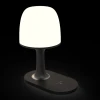 2020 New QI Wireless Charging Touch Control Nightstand Bedside Lamps USB Led Side Table Lamp