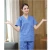 Import 2021 High Quality Hospital Two Pieces Nursing Scrubs Uniform Beauty Salon Work Cloth Medical Scrubs Uniforms Set from China