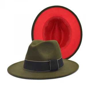 2021 men panama hats fedora colorful fedora straw hat