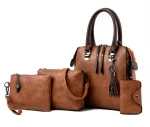2021 New style fashion women Vintage Style PU Leather 4*1 Bags  bolsasls femenin