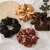 Import 2021 New Women Elegant Solid Color Silk Crude Elastic Hair Bands Ponytail Holder Scrunchie Rubber Bands Fashion Hair Accessories from China