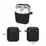 2021 Soft Silicone Cases For Earphone Charging Box Bags Shockproof Wireless Earphone Cover  For Earbuds 1 2 3 4