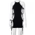 Import 2021 Summer Clothing Solid Side Hollow Out Tie Up Bodycon Dress Party Clubwear Skinny Women Dresses from China