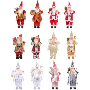 2024 Christmas Home Standing Big Santa Claus Doll Decorations