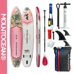 2024 OEM High Quality Wholesale Stand-Up Paddleboarding Inflatable Surfboard Good Price Fun Paddleboarding Activities Wooden