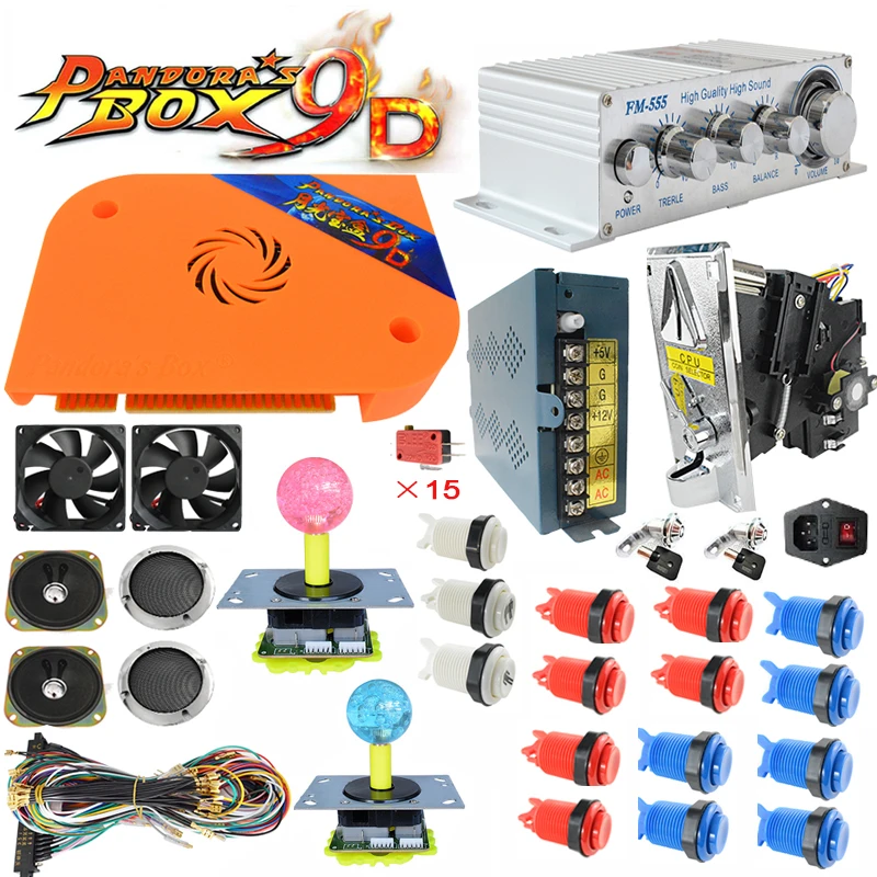 2194 In 1 Pandora Box 9D Jamma Arcade Kits Arcade Games Machine Kit Arcade Buttons Kit