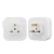 24 Hour White Plug-in Time Controller Square Mechanical Timer Switch 3 Pcs