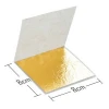 24K Edible  Gold Leaf Sheets 8x8 cm Made of 99.99% Real Gold Used in Beauty Routine and Makeup, Bakery and Pastry eg.