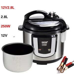 24v dc electric pressure cookers 2.8L for truck/battery powered