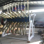 2500MM 40 Rows Wood Board  Finger Jointer Pneumatic Rotary Clamp Carrier Composing Machine