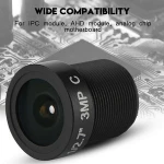 2.8mm CCTV Camera Lens 3 Million Pixels 1/3 IR CCTV Lens 5-layer Prism Lens for Network Camera