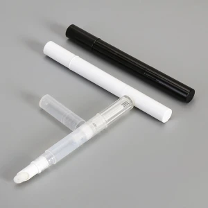 2ml Twist design transparent empty nail care oil cuticle revitalizer oil cosmetic pen